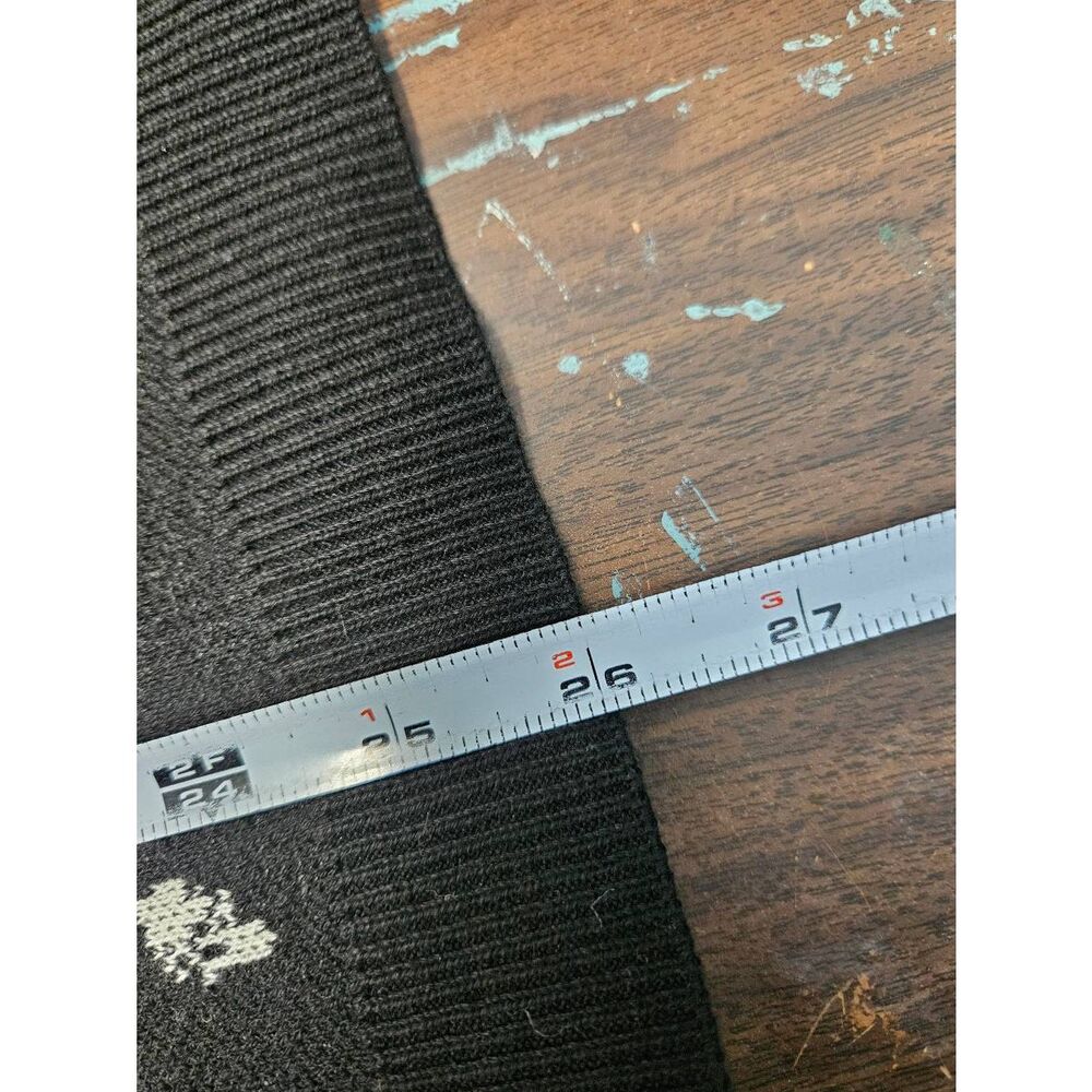 Croft & Barrow Black Floral Short Sleeve Sweater Womens Medium - Picture 8 of 8